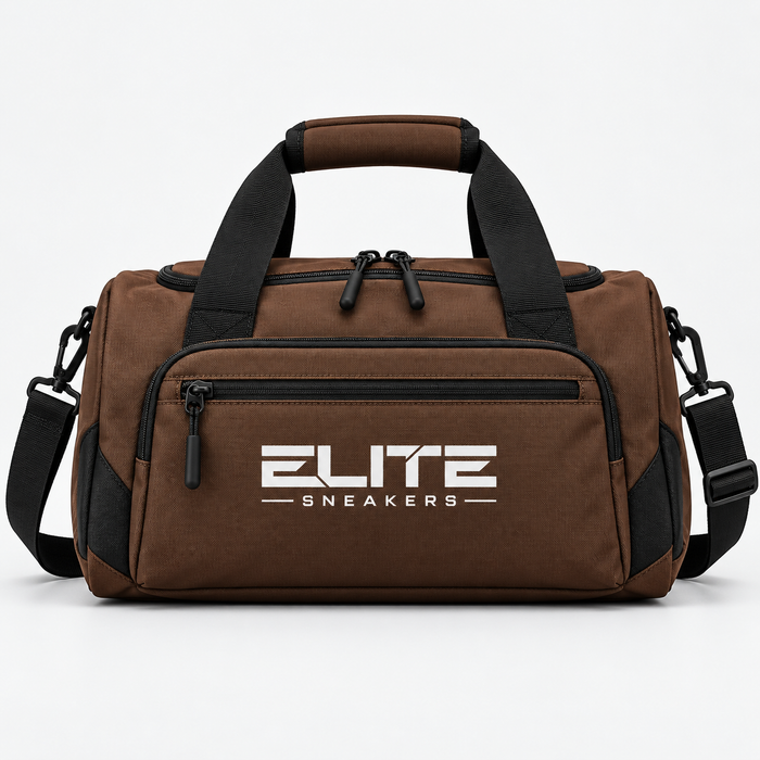 Elite Sneakers Brown Compact Gym Bag