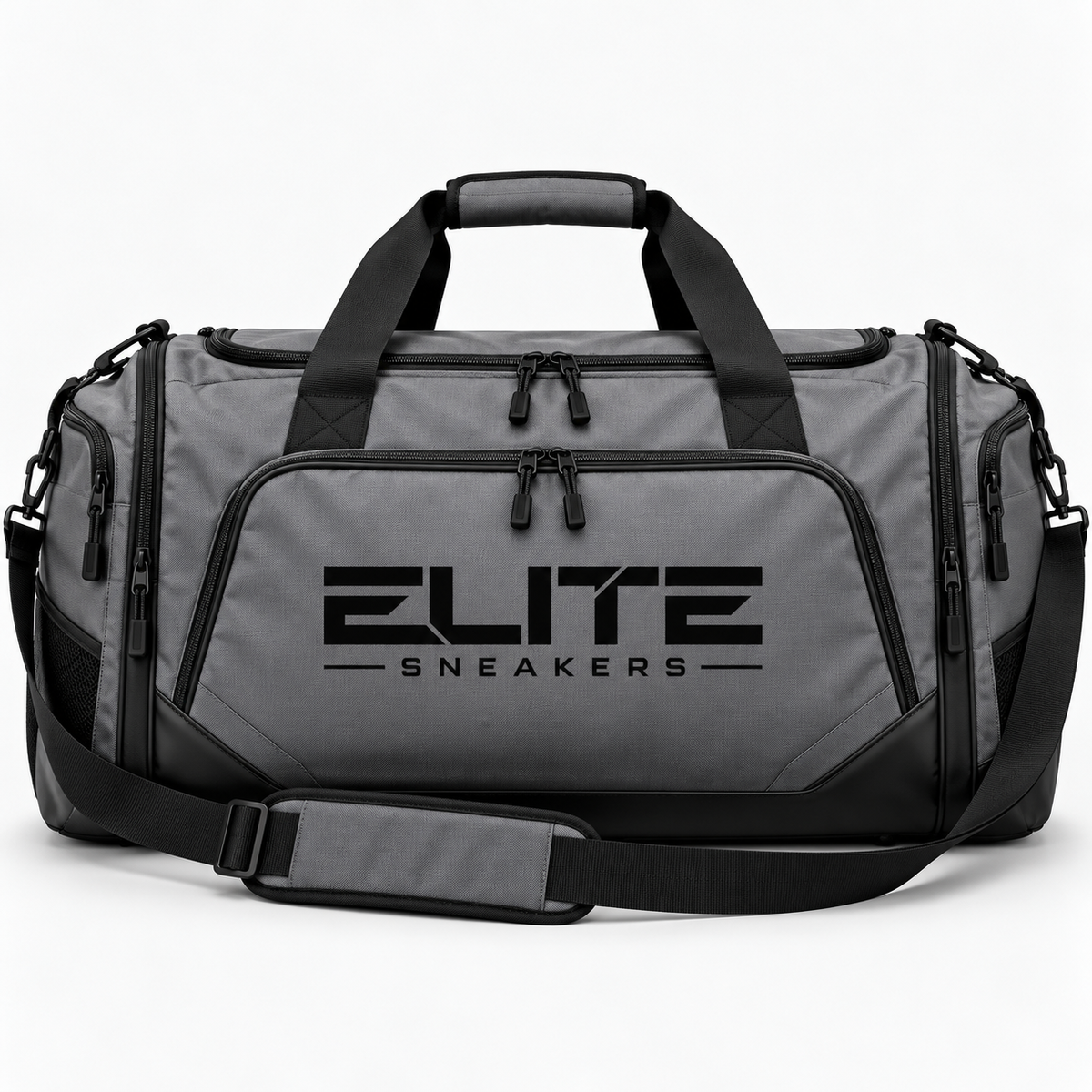 Elite Sneakers Steel Grey Large Sports Duffel