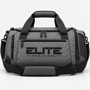 Elite Sneakers Grey Shoe-Compartment Duffel Bag
