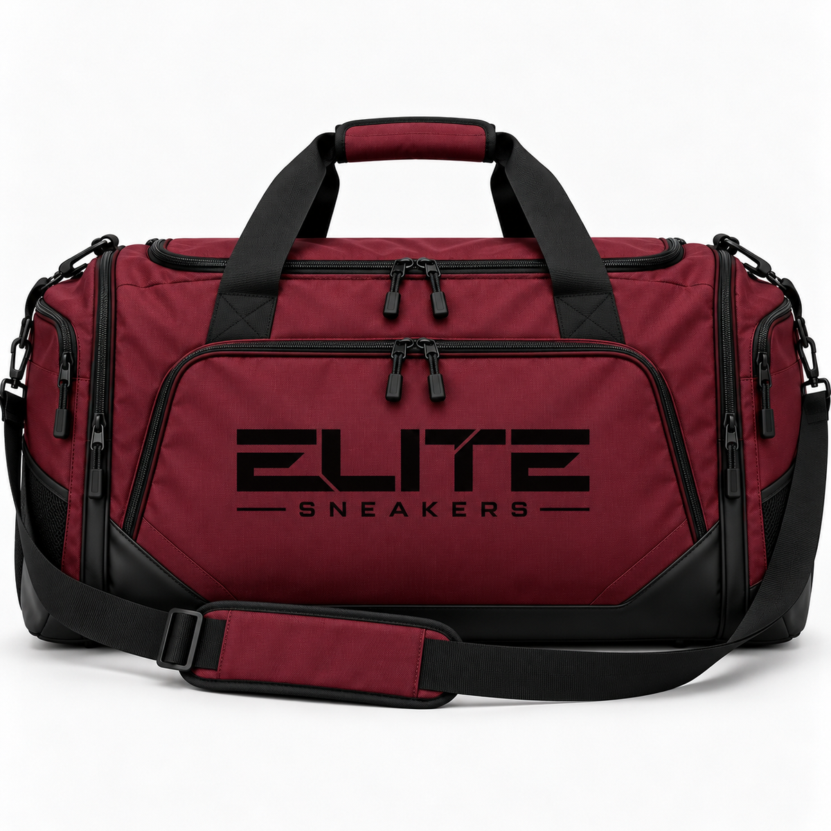 Elite Sneakers Deep Maroon Travel + Gym Weekender