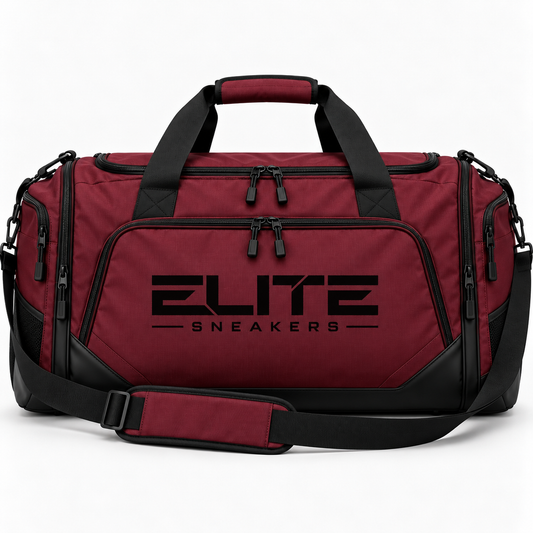 Elite Sneakers Deep Maroon Travel + Gym Weekender